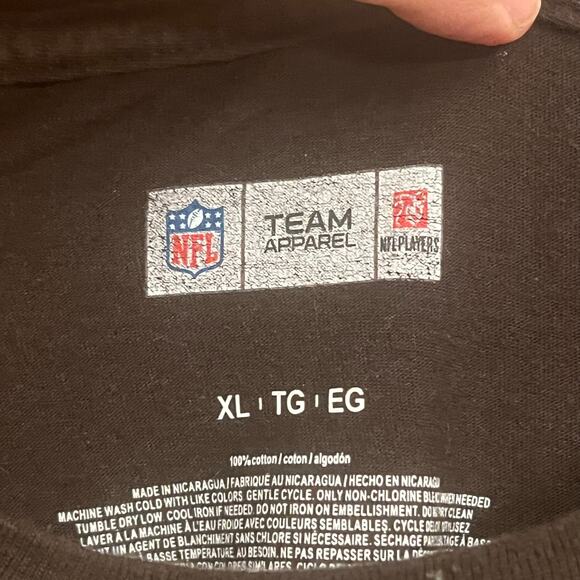 Cleveland Browns #13 Football Jersey T-Shirt XL Men's Brown Orange NFL Apparel - Picture 4 of 4